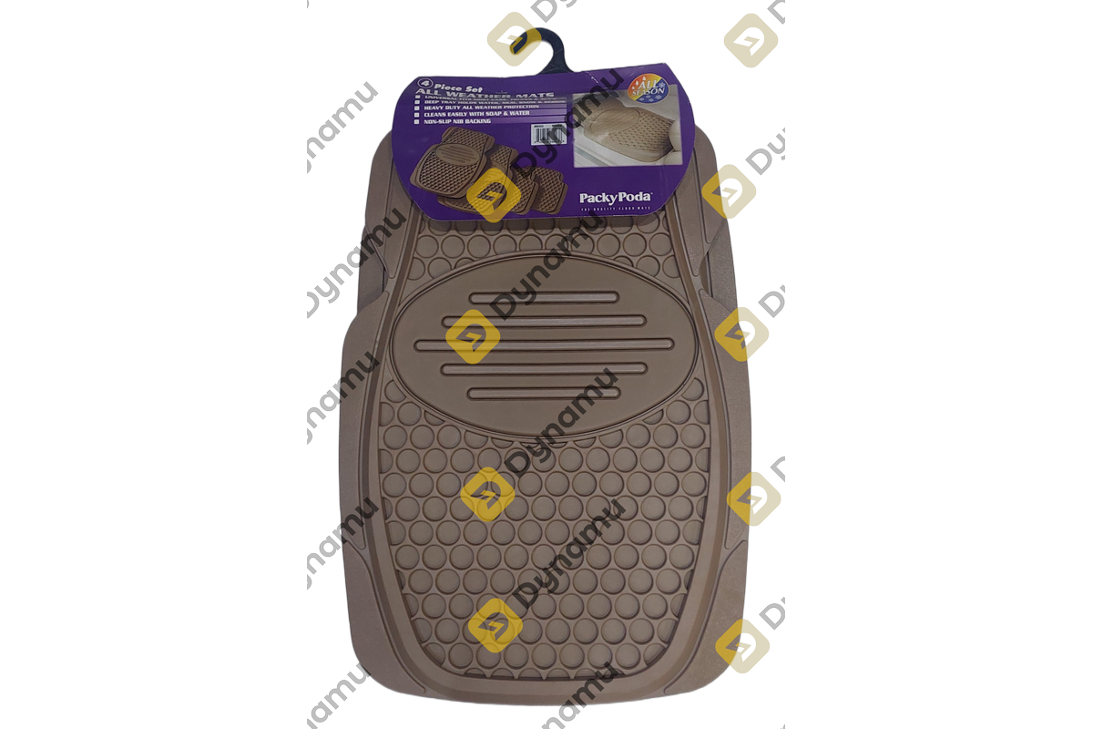 Universal Car Floor Mats - 5 Pack